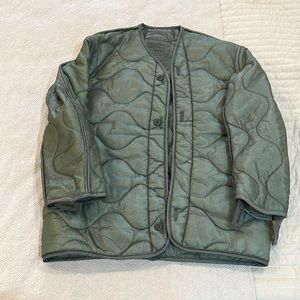 Vintage army liner green XS/small